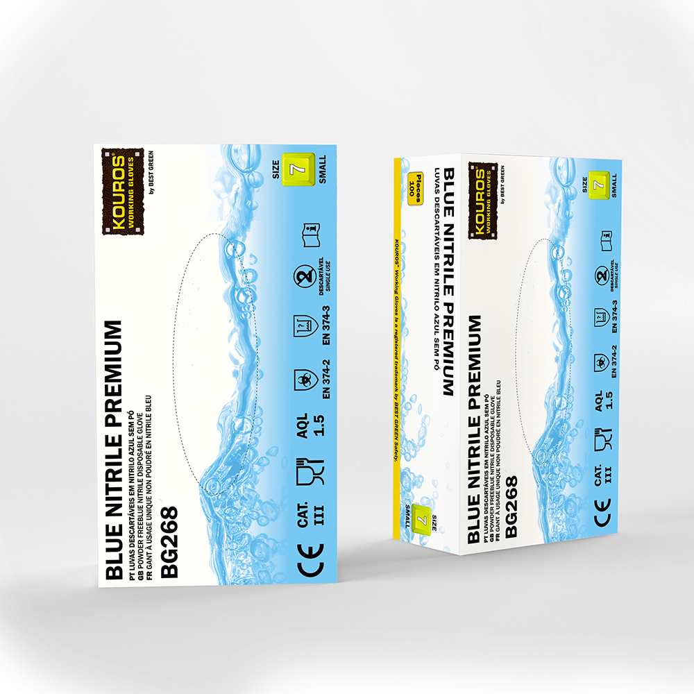 Luva de proteção química