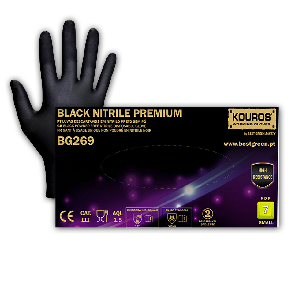 Luva de proteção química